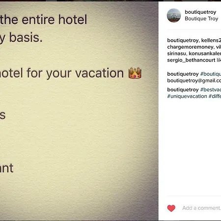 Hotel Boutique Troy 3*